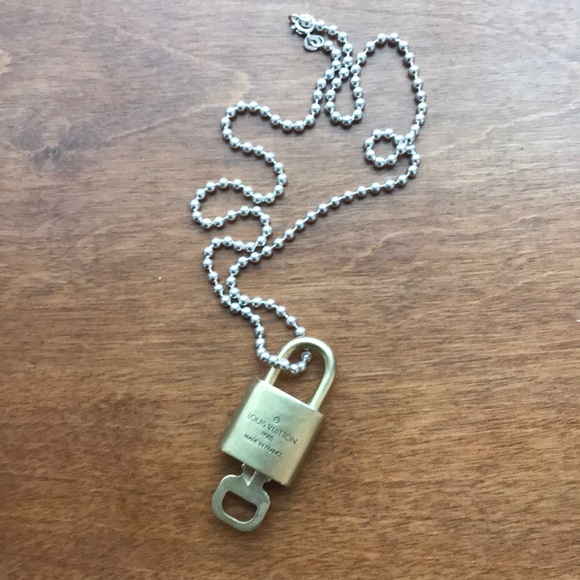 Authentic Vintage Louis Vuitton Lock Necklace - Picture 4 of 5